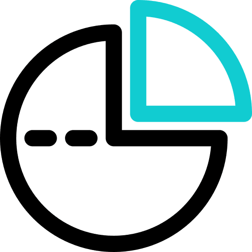 Pie chart business marketing pie chart icon