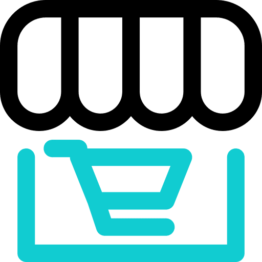 Shop shopping store shopper online store icon