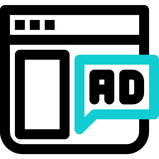 Browser seo and web online banner icon