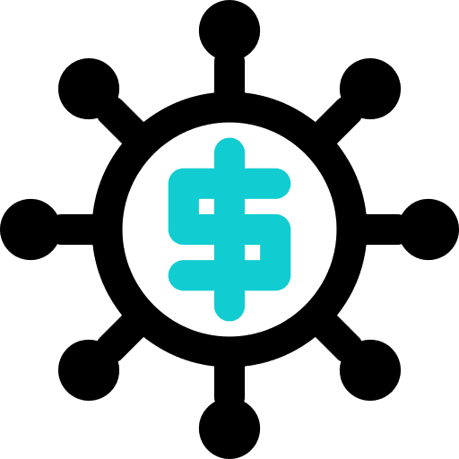 Transfer dollar transference money icon