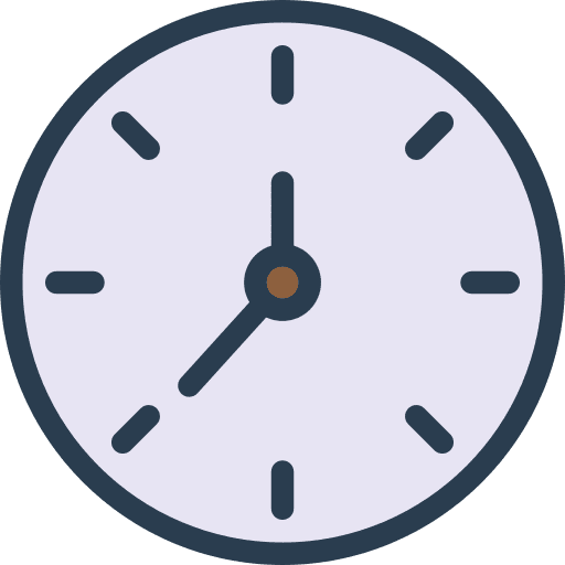 Wall clock wall clock circular clock watch icon