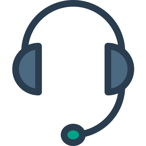 Assistance logistics headset communications icon