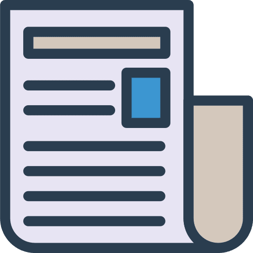Newspaper newspaper journal interface icon
