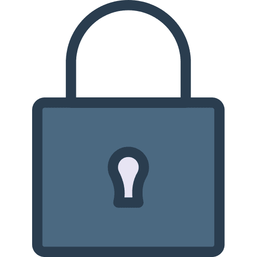 Padlock lock locked padlock icon