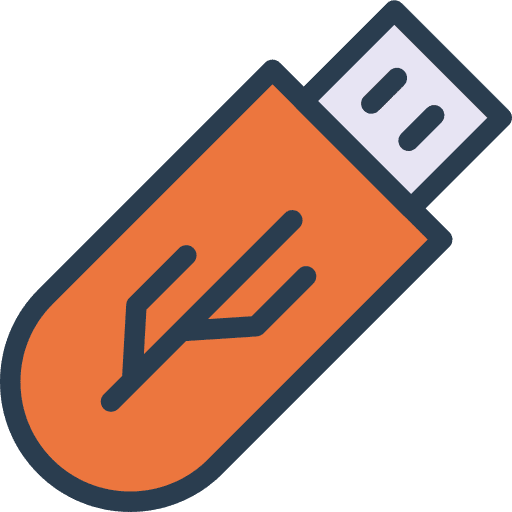 Pendrive data storage multimedia pendrive icon