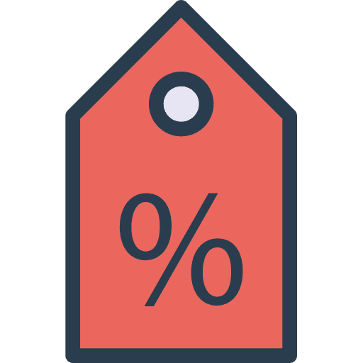 Price tag shopping store label discount icon