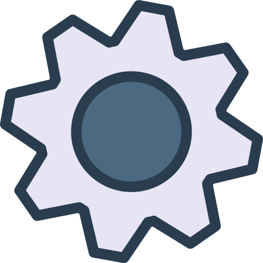 Settings ui settings gear icon