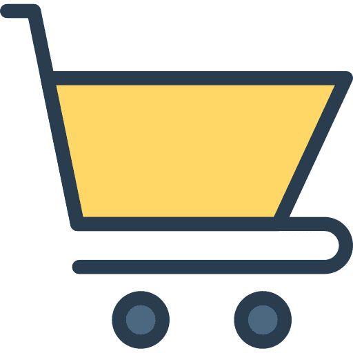 Shopping cart commerce commerce and shopping online shop icon