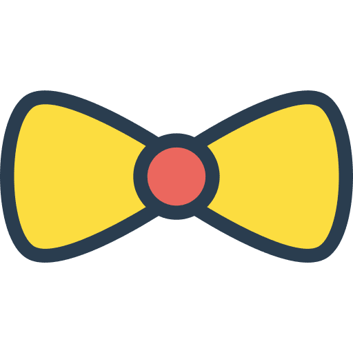 Bow tie bow elegant bow tie icon
