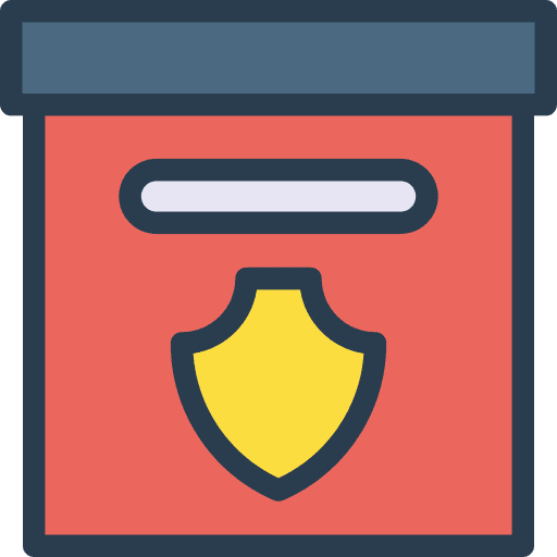 Box data storage storage box box icon