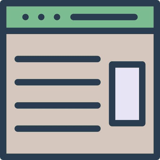 Web page web website interface icon