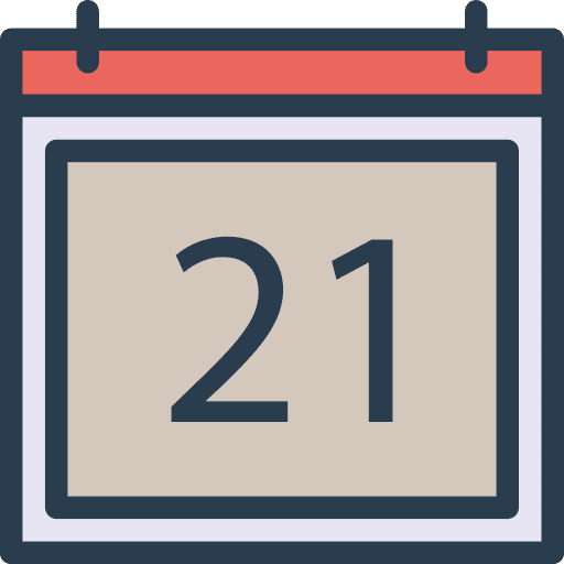 Calendar schedule administration organization icon
