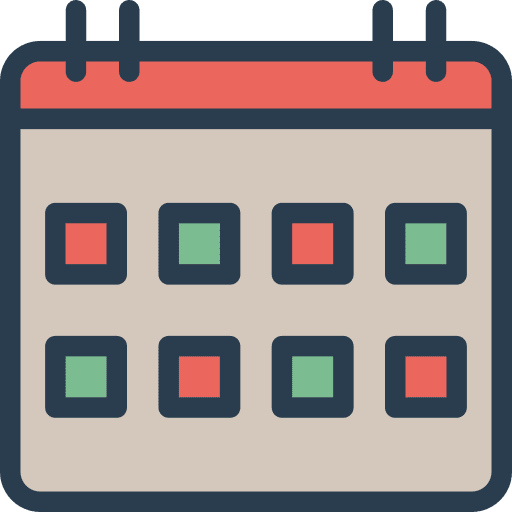 Calendar time organization administration icon