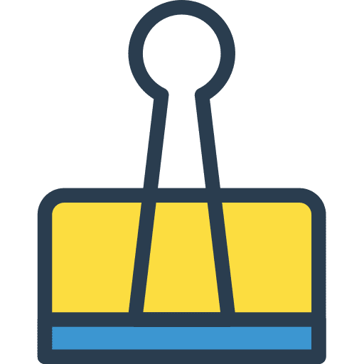 Clip clip paperclip office material icon