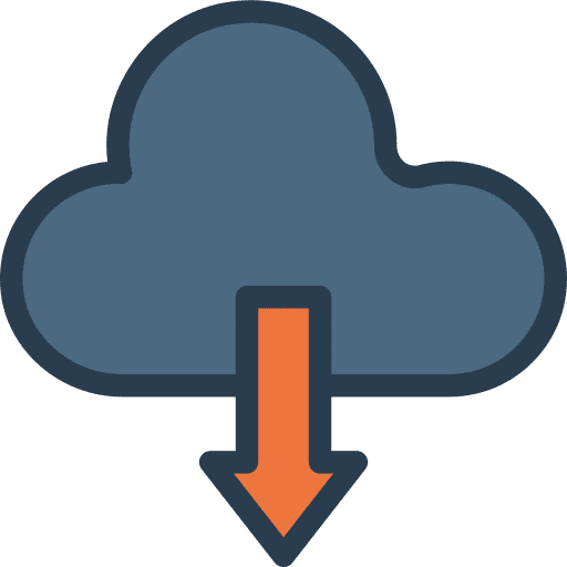 Cloud computing multimedia option interface multimedia icon