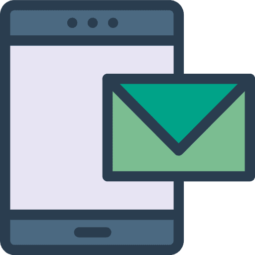 Communications mobile device message icon