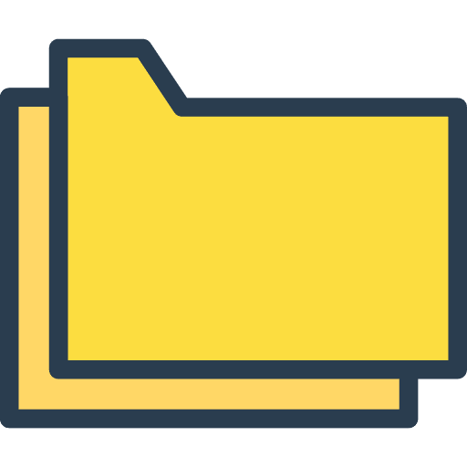Data storage folder file storage files and folders icon