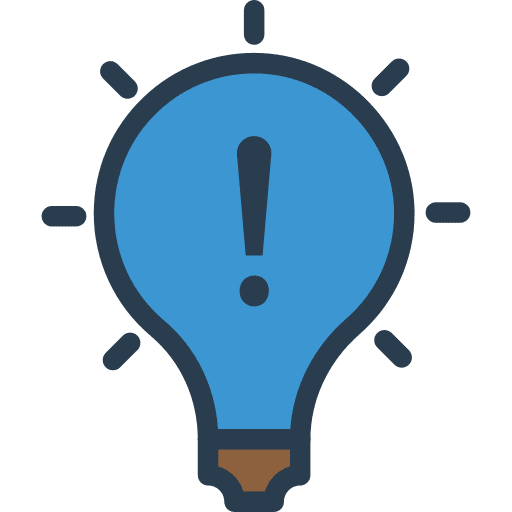 Electricity invention light bulb technology icon