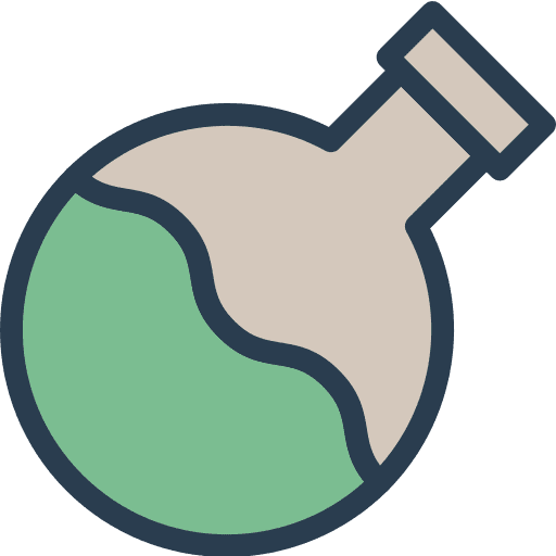 Flask science chemistry test tube icon