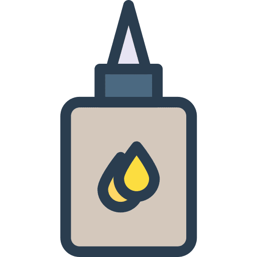 Glue tools and utensils liquid business and finance icon