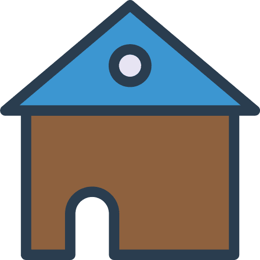 House real estate construction home icon