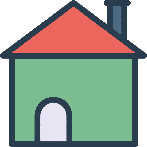 House real estate construction house icon