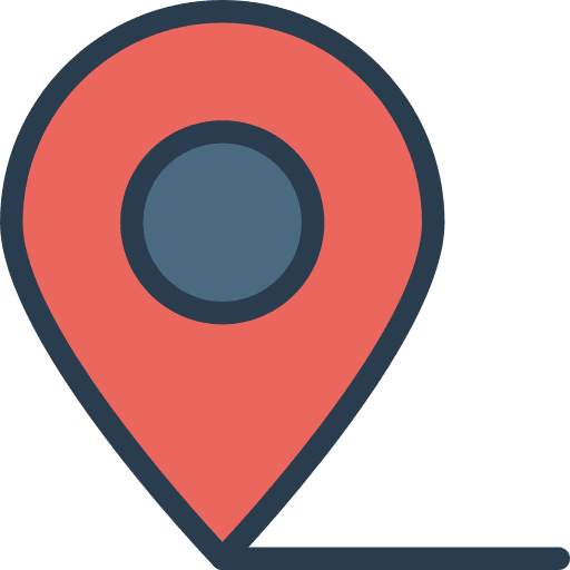 Interface map location interface signs icon