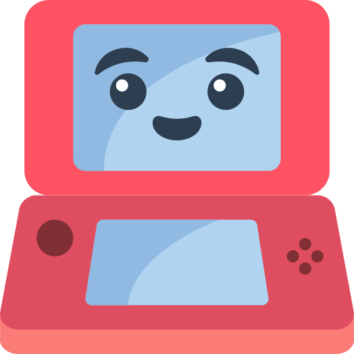 Ds video game technology smileys icon