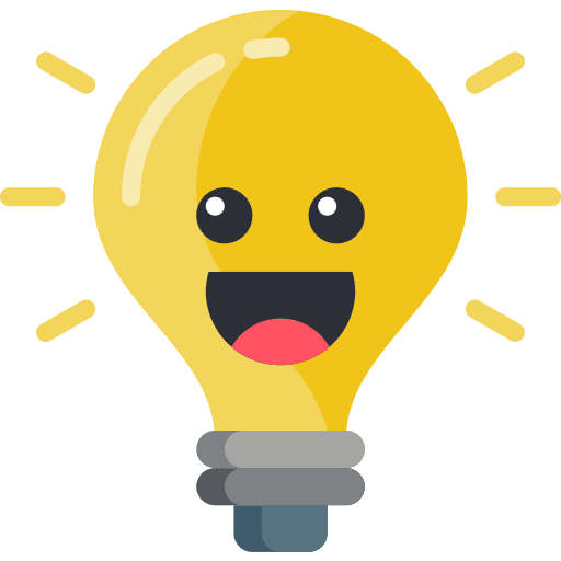 Light bulb education lighting electronics icon
