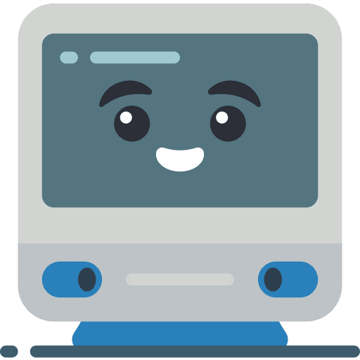 Computer smileys happy screen icon