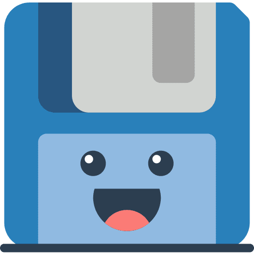 Floppy disk flash disk multimedia save file icon