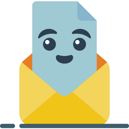 Letter communications interface social icon