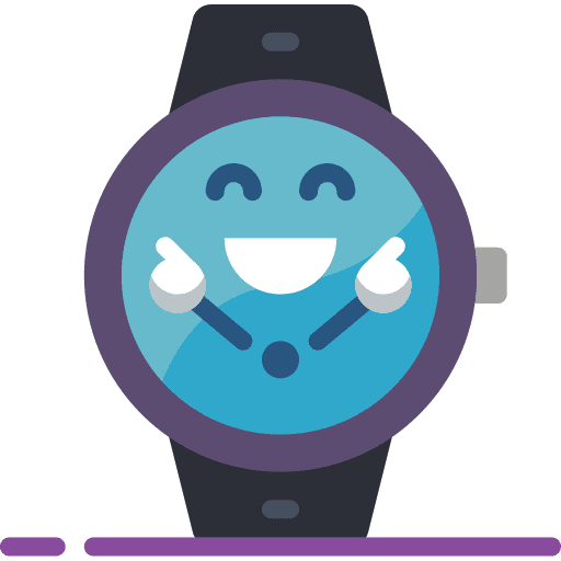 Smartwatch smileys technology multimedia icon