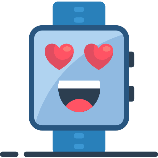 Smartwatch technology smileys smartwatch icon