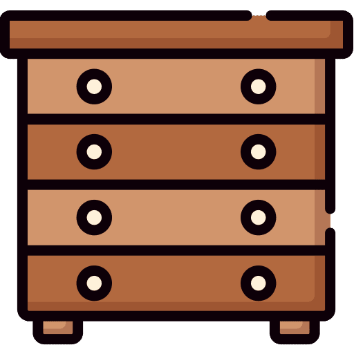 Chest chest of drawers furniture chest icon