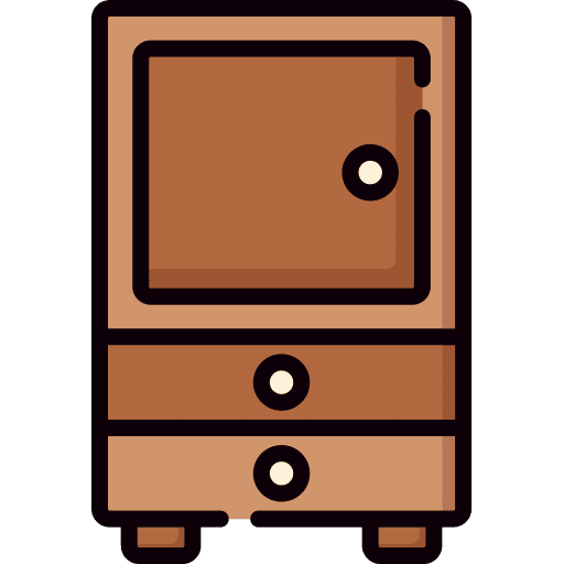 Cupboard wardrobe cupboard locker icon