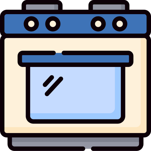 Gas stove stove furniture and household ovens icon