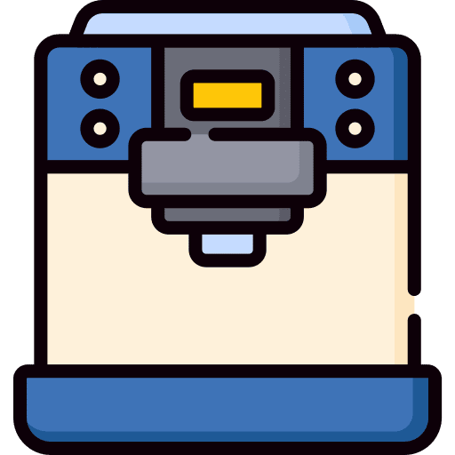 Coffee machine furniture and household mug hot coffee icon