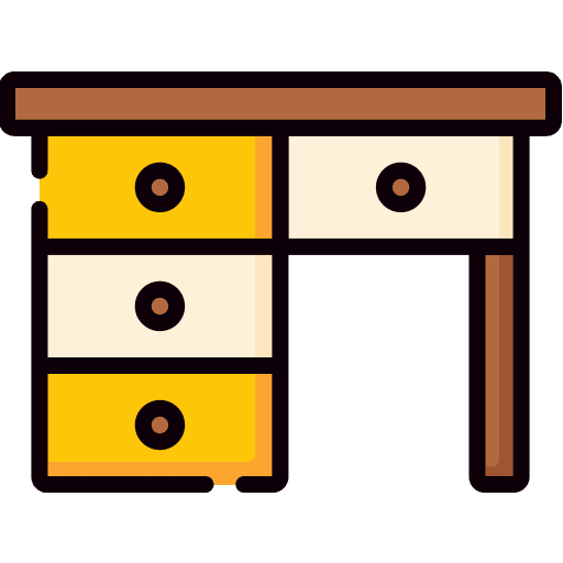 Desk desk studio workspace icon