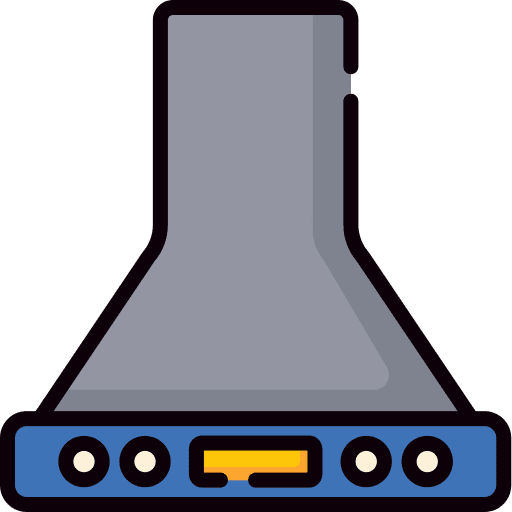 Extraction hood house furniture and household kitchen icon