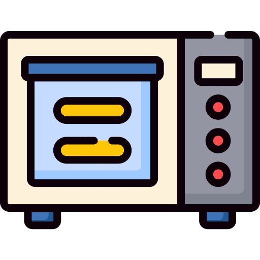 Microwave kitchenware microwave oven heating icon