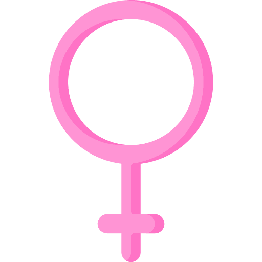 Female gender symbol girl icon