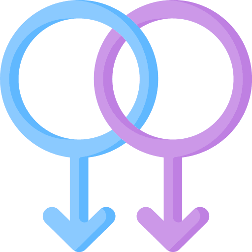 Gay people male symbol icon