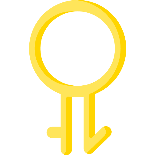 Intersex shapes and symbols people sex icon
