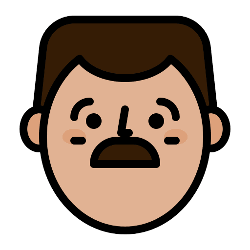 Man happy emoji smileys icon