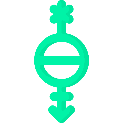 Pangender sexuality shapes and symbols gender icon