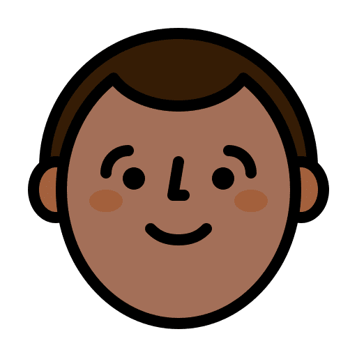 Man feelings emoji boy icon