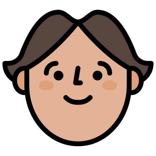 Man happy emoticons boy icon