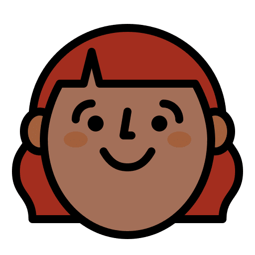 Woman happy emoji smileys icon