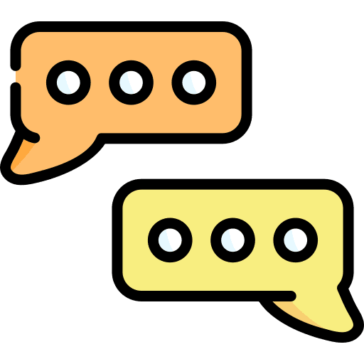 Speech bubble chat conversation multimedia icon